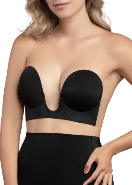 BYE-BRA - REGGISENO SENZA MANIGLIE EN U NERO COPPA A