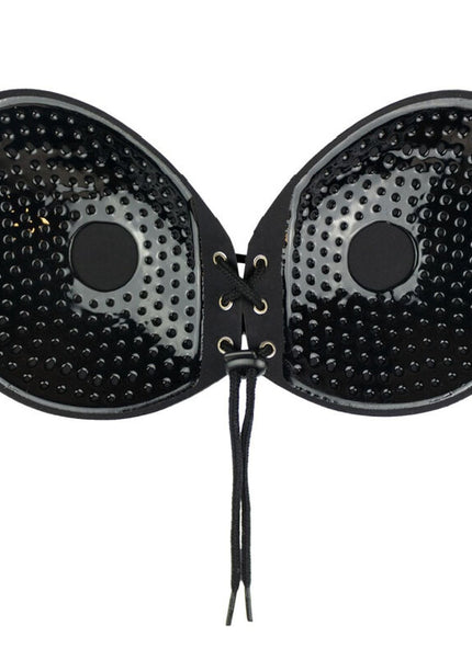 BYE-BRA - REGGISENO ADHESIVO ENTRELAZADO NERO COPPA A