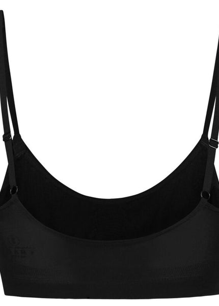 BYE-BRA - MEDIUM CONTROL REGGISENO SENZA CUCITURE NERO MISURARE XL