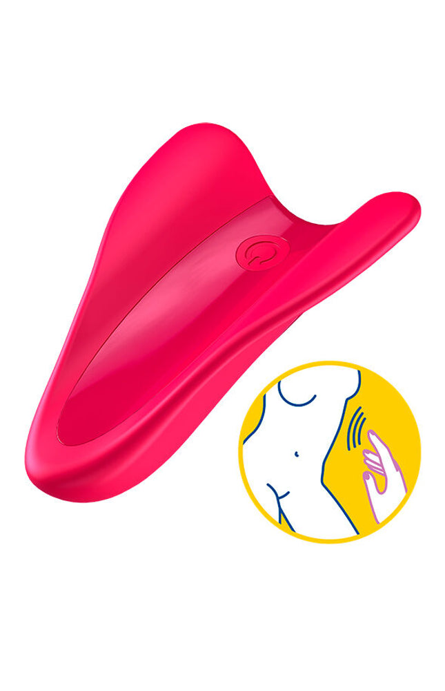 SATISFYER - VIBRATORE HIGH FLY FINGER FUCSIA