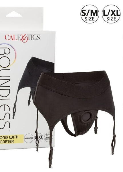 CALEXOTICS - PERIZOMA SENZA LIMITAZIONE CON GIARRETTIERA L/XL