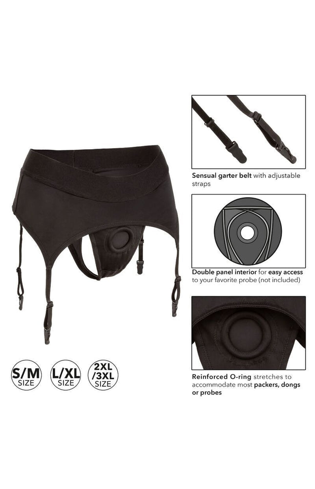 CALEXOTICS - PERIZOMA SENZA SFILATURA CON GIARRETTIERA S/M