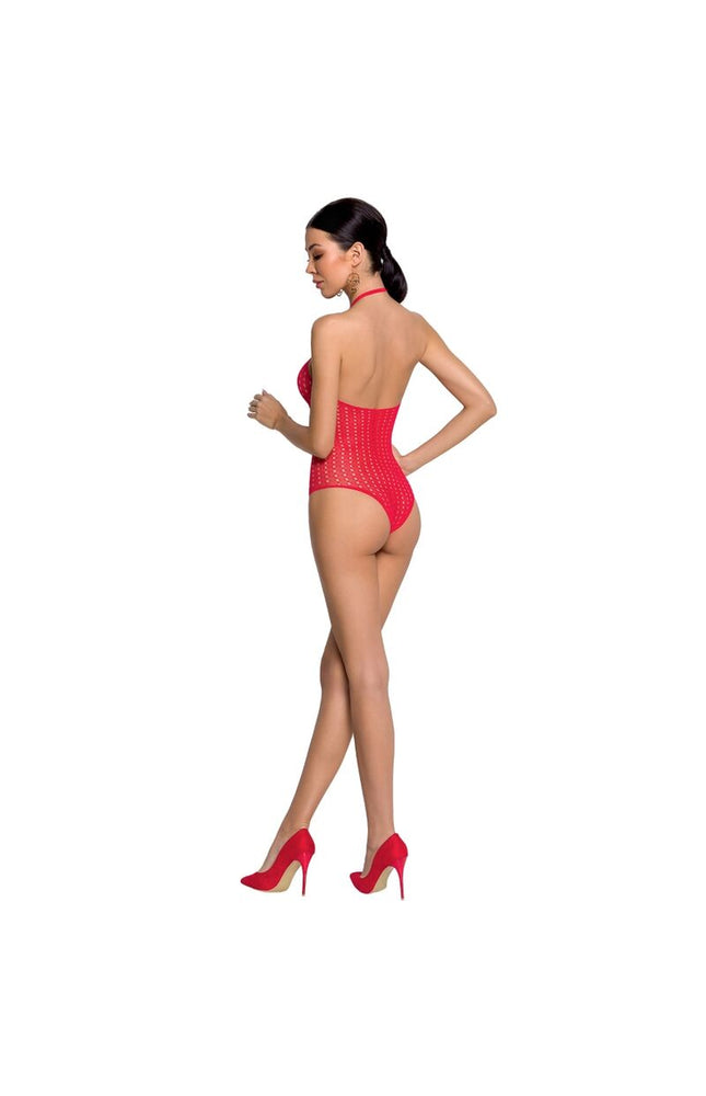 PASSIONE - DONNA BS088 BODYSTOCKING NERO TAGLIA UNICA