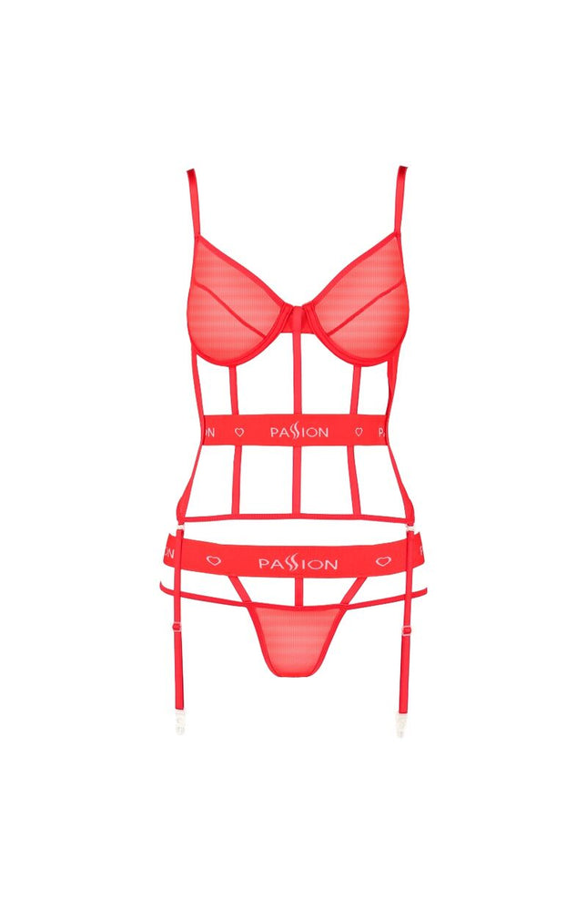 PASSIONE - CORSETTO KYOKA ROSSO S/M