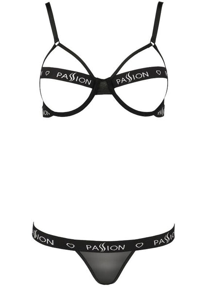 PASSIONE - SET DUE PEZZI KYOKA NERO S/M