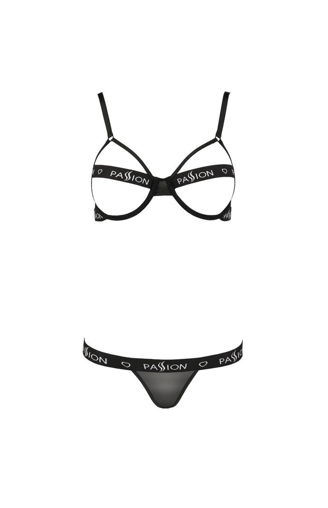 PASSIONE - SET DUE PEZZI KYOKA NERO S/M