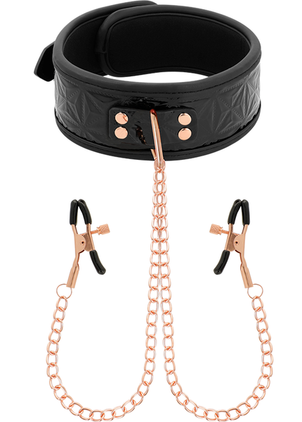 BEGME - COLLARE BLACK EDITION CON MORSETTI PER CAPEZZOLI