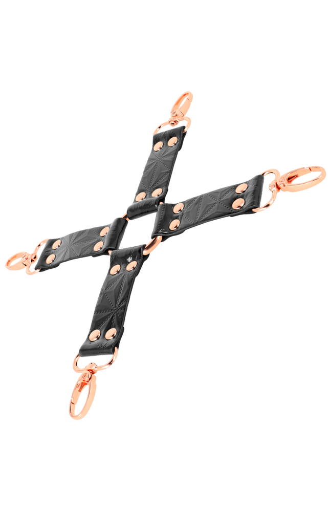 BEGME - CRAVATTA IN PELLE VEGANA BLACK EDITION