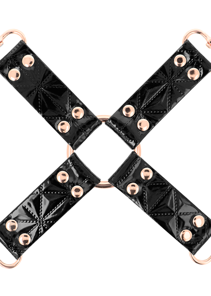 BEGME - CRAVATTA IN PELLE VEGANA BLACK EDITION