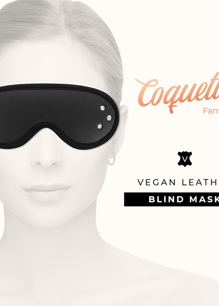 COQUETTE CHIC DESIRE - MASCHERA FANTASIA VEGANA IN PELLE CON FODERA IN NEOPRENE