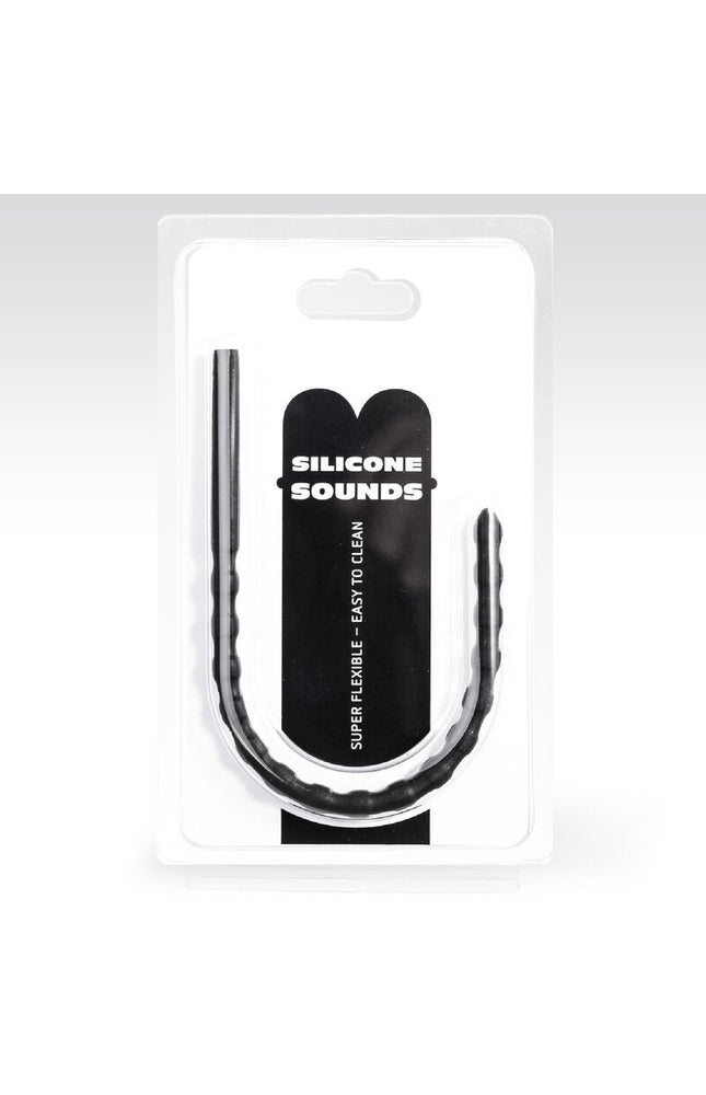 ALL BLACK - SONDA URETRALE IN SILICONE DA 6/8 MM