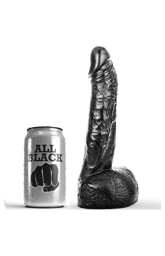 ALL BLACK - DILDO CON PUGNO 20 CM