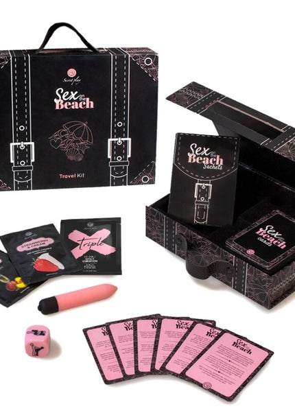 SECRETPLAY - KIT DA VIAGGIO SESSO IN SPIAGGIA (ES/EN/DE/FR/NL/PT)