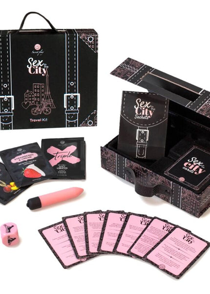 SECRETPLAY - KIT DA VIAGGIO SESSO IN CITTÀ (ES/EN/DE/FR/NL/PT)