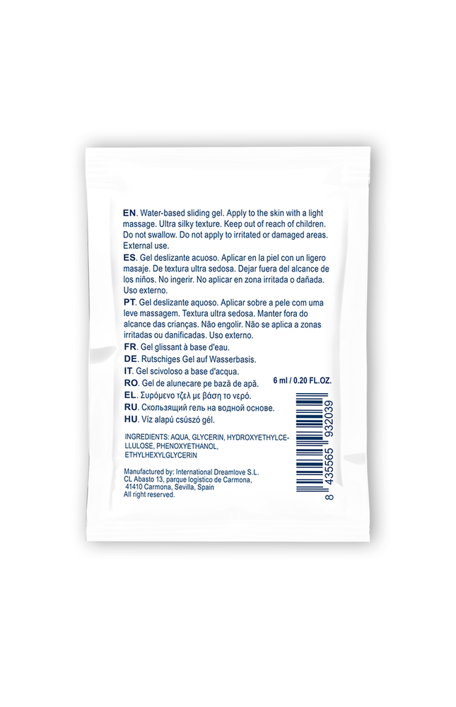 WATERFEEL - GEL SCORREVOLE NEUTRO A BASE ACQUA 6 ML