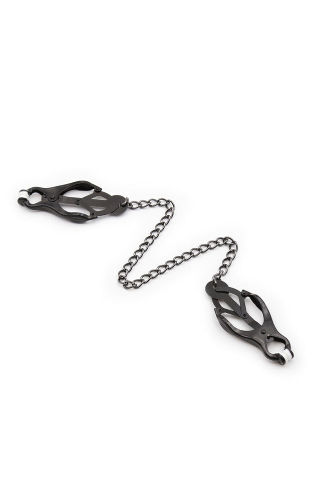 OHMAMA FETISH - Pinze per capezzoli giapponesi con catena nera