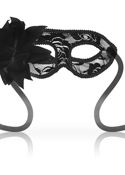 OHMAMA - MASCHERE MASCHERE IN PIZZO NERO E FIORI