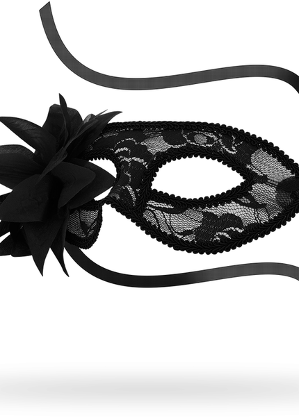 OHMAMA - MASCHERE MASCHERE IN PIZZO NERO E FIORI