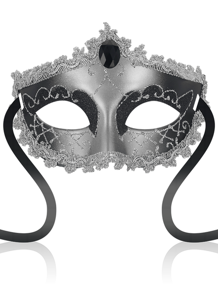 OHMAMA - MASCHERE MASCHERA NERA DIAMOND GRIGIA