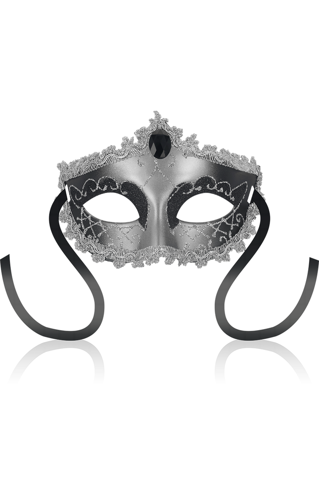 OHMAMA - MASCHERE MASCHERA NERA DIAMOND GRIGIA