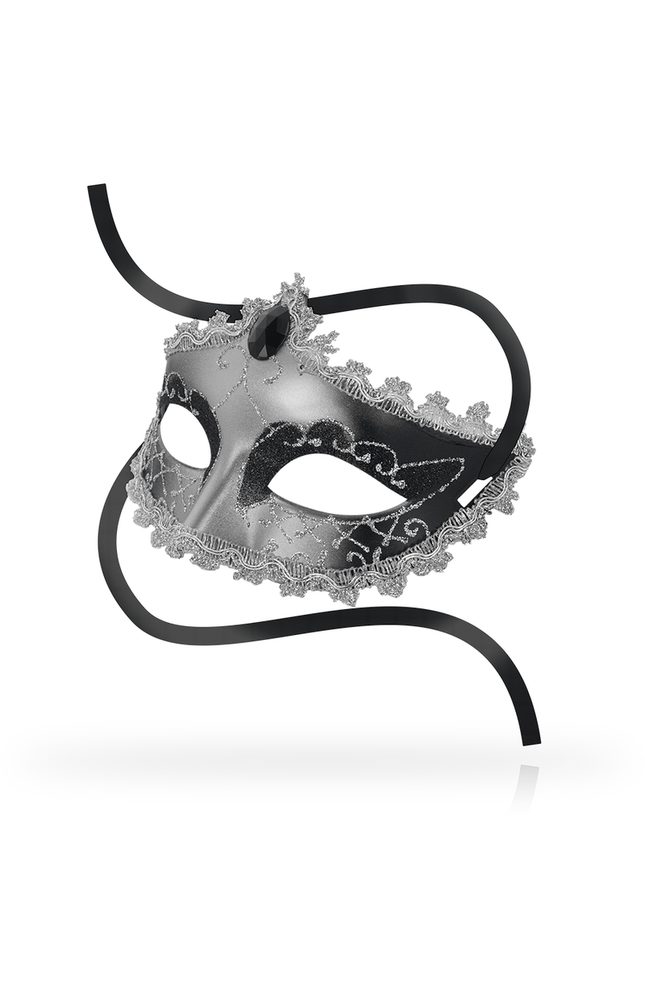 OHMAMA - MASCHERE MASCHERA NERA DIAMOND GRIGIA