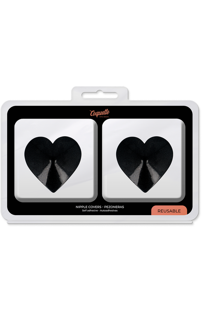 COQUETTE CHIC DESIRE - COPRI CAPEZZOLI BLACK HEARTS