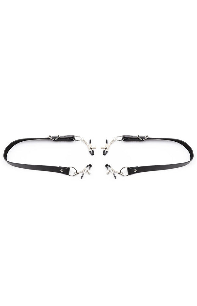 OHMAMA FETISH - PINZE PER CLITORIDE CON CINGHIE PER GAMBE