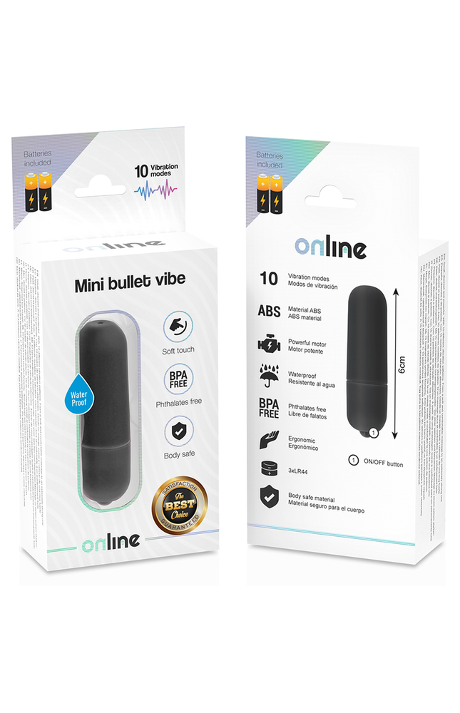 ONLINE - MINI PROIETTORE VIBRANTE NERO