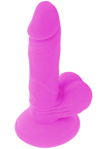 DIVERSIA - DILDO VIBRANTE FLESSIBILE VIOLA 17 CM -O- 3.3 CM