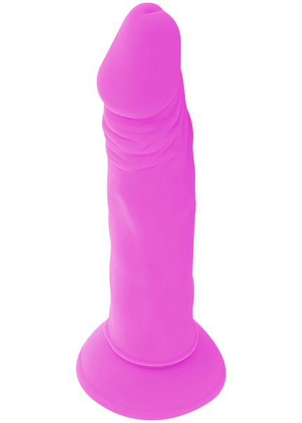 DIVERSIA - DILDO VIBRANTE FLESSIBILE VIOLA 23 CM -O- 4.3 CM