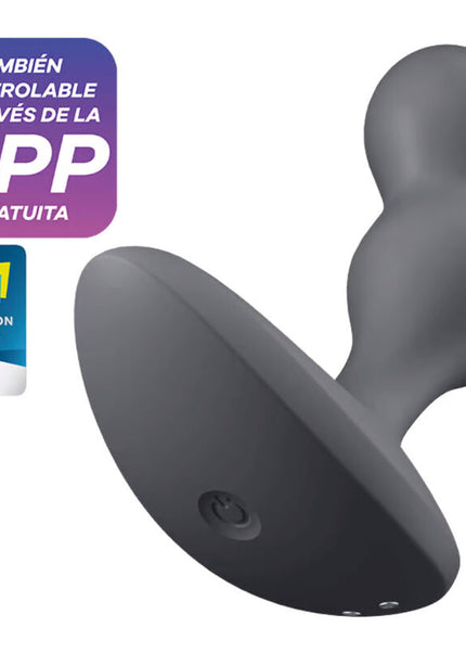 SATISFYER - APP PLUG VIBRANTE DEEP DIVER GRIGIO