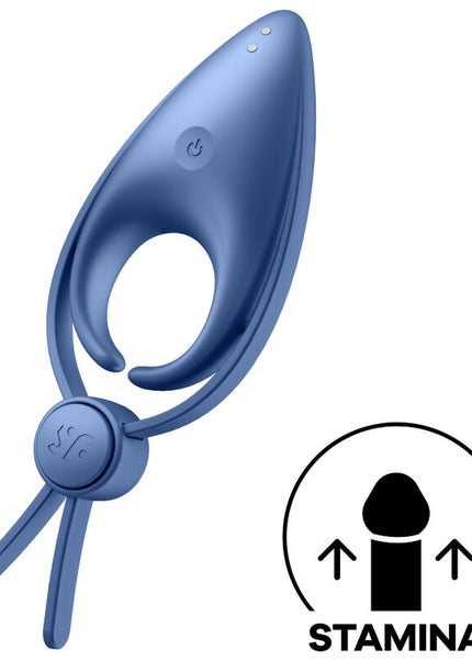 SATISFYER - VIBRATORE AD ANELLO SNIPER BLU
