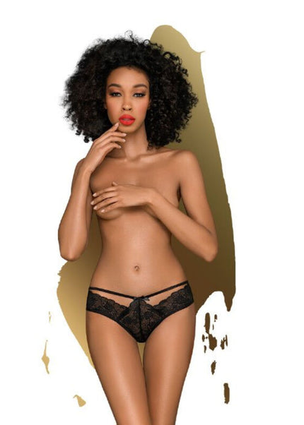 PENTHOUSE - ADORE ME PANTIES NERO S/M