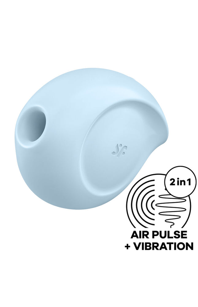 SATISFYER - STIMOLATORE DI IMPULSI D'ARIA SUGAR RUSH E VIBRATORE ROSA