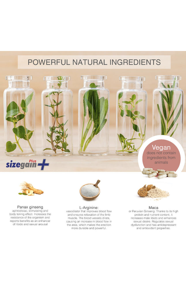 500 COSMETICI - PILLOLE DISIZEGAIN PLUS PER INGRANDIRE IL PENE