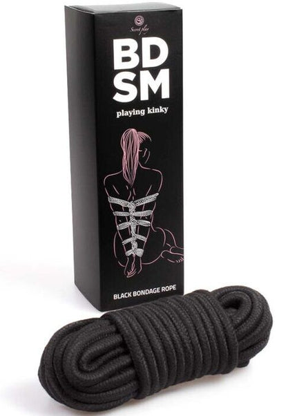 SECRETPLAY - BLACK BONDAGE ROPE COLLEZIONE BDSM