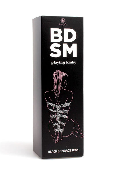 SECRETPLAY - BLACK BONDAGE ROPE COLLEZIONE BDSM