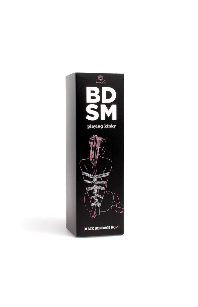 SECRETPLAY - BLACK BONDAGE ROPE COLLEZIONE BDSM