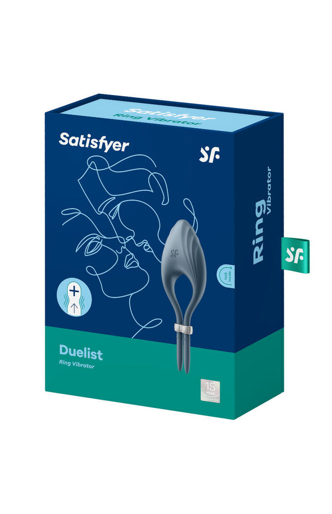 SATISFYER - ANELLO VIBRATORE DUELIST BLU