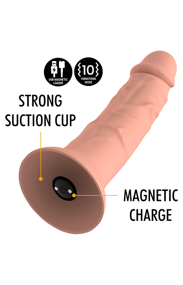 MYTHOLOGY - ASHER ORIGINAL DILDO S - VIBRATORE COMPATIBILE CON TECNOLOGIA WIRELESS WATCHME