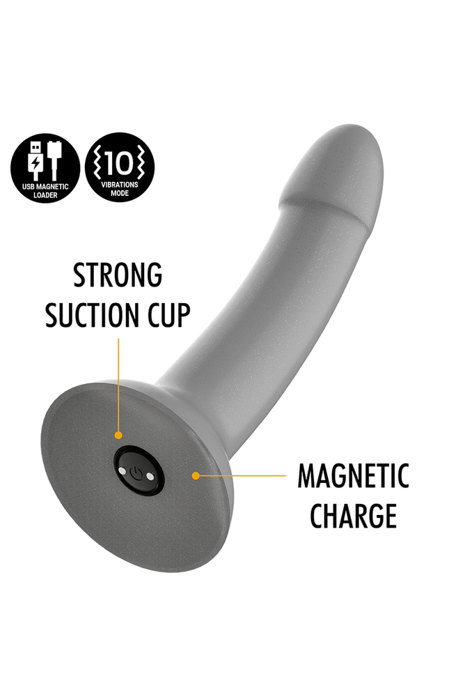 MYTHOLOGY - RUNE MAJESTIC DILDO S - VIBRATORE WATCHME COMPATIBILE CON TECNOLOGIA WIRELESS