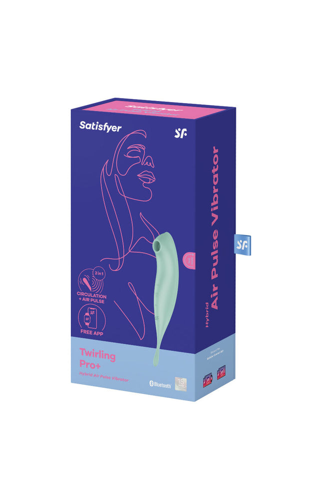 SATISFYER - STIMOLATORE E VIBRATORE TWIRLING PRO+ ROSSO