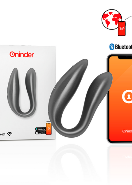 ONINDER - STIMOLATORE DEL PUNTO GE DEL CLITORALE LISBOA NERO - APP GRATUITA