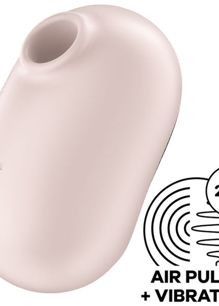 SATISFYER - PRO TO GO 2 DOPPIO STIMOLATORE E VIBRATORE VIOLA