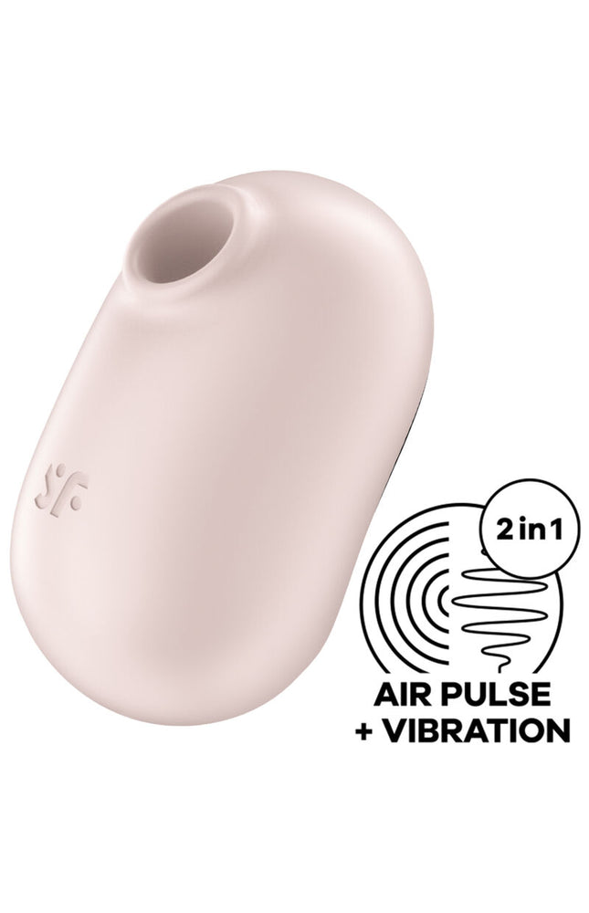 SATISFYER - PRO TO GO 2 DOPPIO STIMOLATORE E VIBRATORE VIOLA