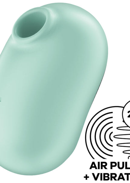 SATISFYER - PRO TO GO 2 DOPPIO STIMOLATORE E VIBRATORE VIOLA