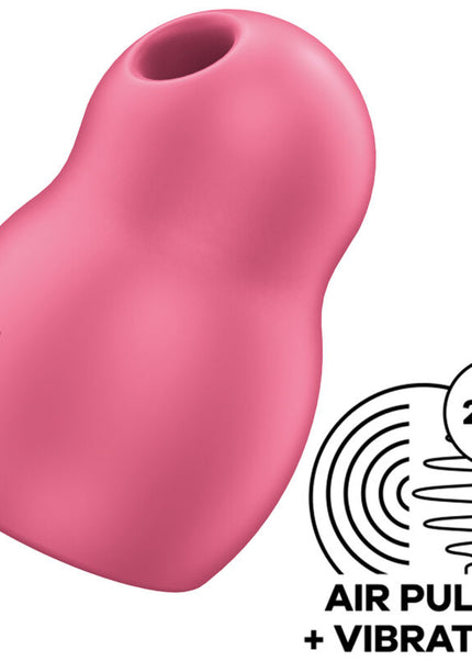 SATISFYER - PRO TO GO 1 DOPPIO STIMOLATORE E VIBRATORE ROSSO