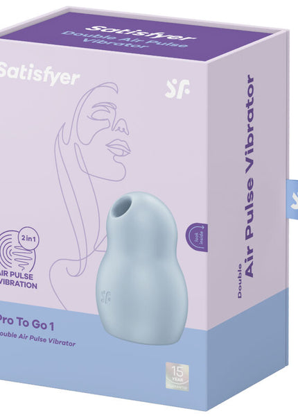 SATISFYER - PRO TO GO 1 DOPPIO STIMOLATORE E VIBRATORE ROSSO