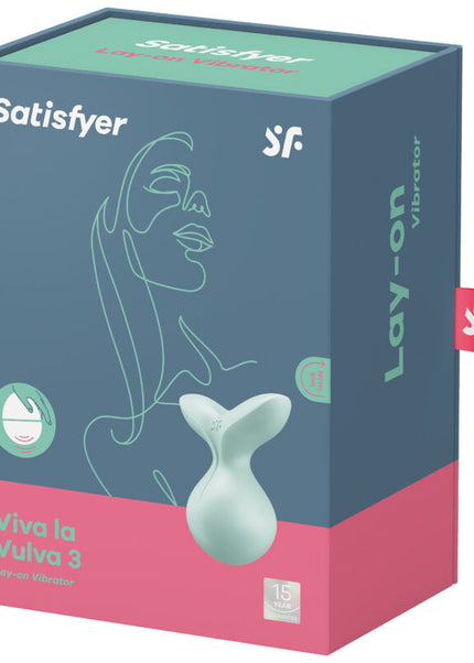 SATISFYER - VIBRATORE VIVA LA VULVA 3 LAY-ON VIOLA