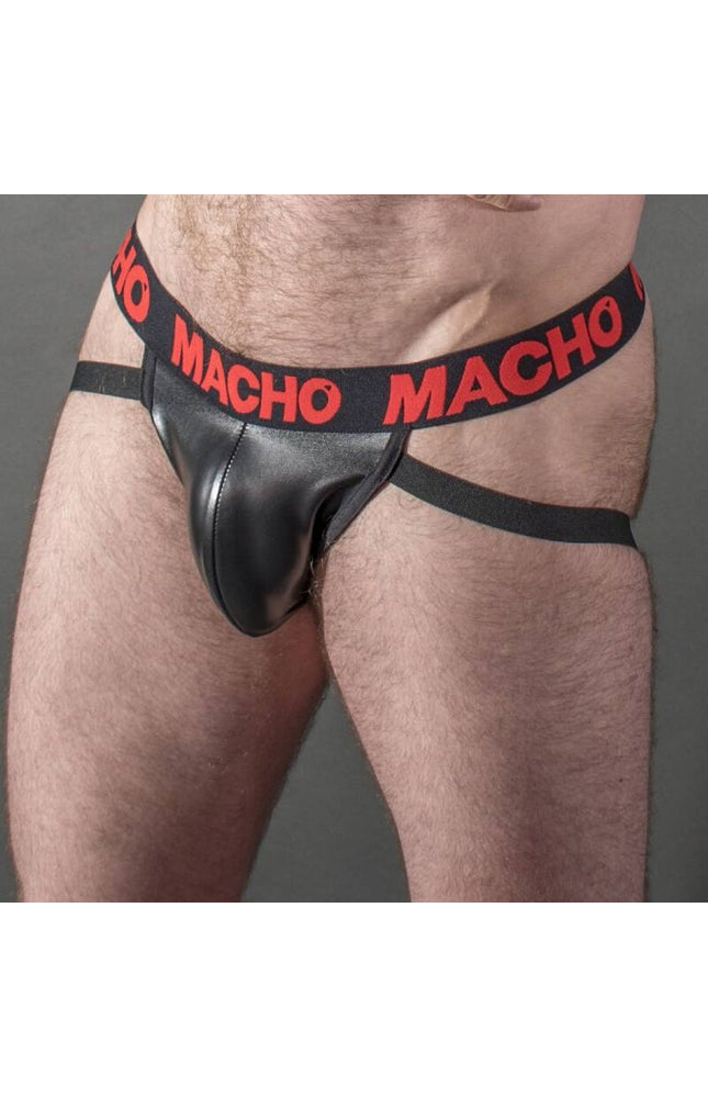 MACHO - MX25RC JOCK ROSSO PELLE S